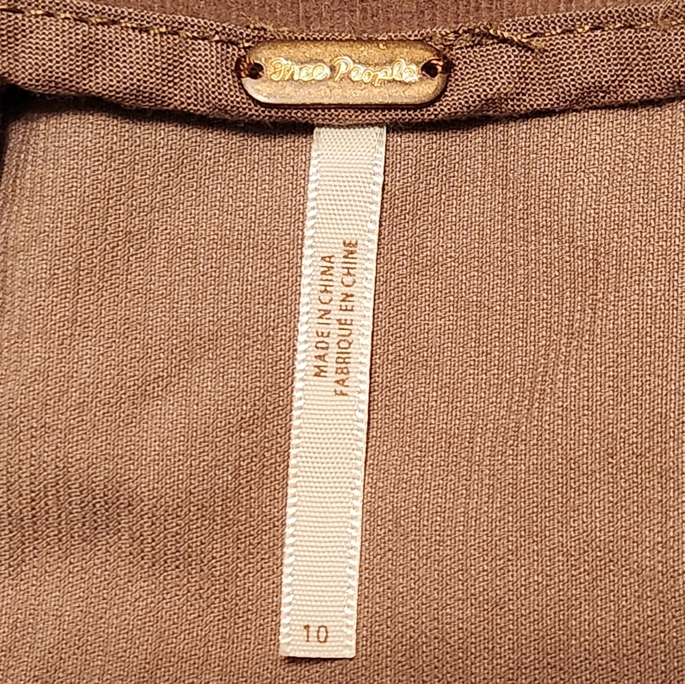 💗Free People Modern Femme Mauve Corduroy Mini Skirt Size 10 - Picture 9 of 11